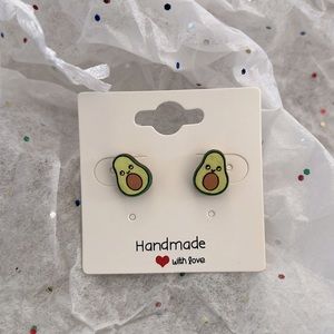 Avocado Earrings- New without Tags